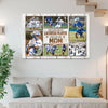 My Favorite Lacrosse Player Calls Me Mom Canvas Print Wall Art Personalized Custom Photo Mother’s Day Gift For Mommy