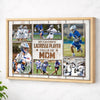 My Favorite Lacrosse Player Calls Me Mom Canvas Print Wall Art Personalized Custom Photo Mother’s Day Gift For Mommy