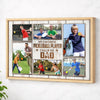 My Favorite Pickleball Player Calls Me Dad Canvas Print Wall Art Personalized Custom Photo Father’s Day Gift For Daddy