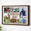 My Favorite Pickleball Player Calls Me Dad Canvas Print Wall Art Personalized Custom Photo Father’s Day Gift For Daddy