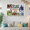 My Favorite Pickleball Player Calls Me Dad Canvas Print Wall Art Personalized Custom Photo Father’s Day Gift For Daddy