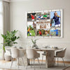 My Favorite Pickleball Player Calls Me Dad Canvas Print Wall Art Personalized Custom Photo Father’s Day Gift For Daddy