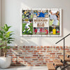 My Favorite Soccer Player Calls Me Dad Canvas Print Wall Art Personalized Custom Photo Father’s Day Gift For Daddy