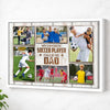 My Favorite Soccer Player Calls Me Dad Canvas Print Wall Art Personalized Custom Photo Father’s Day Gift For Daddy