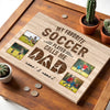 My Favorite Soccer Player Calls Me Dad - Custom Photo Canvas Gift