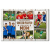 My Favorite Soccer Player Calls Me Mom Canvas Print Wall Art Personalized Custom Photo Mother’s Day Gift For Mommy