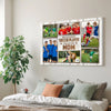 My Favorite Soccer Player Calls Me Mom Canvas Print Wall Art Personalized Custom Photo Mother’s Day Gift For Mommy