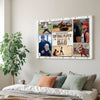 My Favorite Softball Player Calls Me Dad Canvas Print Wall Art Personalized Custom Photo Father’s Day Gift For Daddy