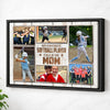 My Favorite Softball Player Calls Me Mom Canvas Print Wall Art Personalized Custom Photo Mother’s Day Gift For Mommy
