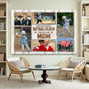 My Favorite Softball Player Calls Me Mom Canvas Print Wall Art Personalized Custom Photo Mother’s Day Gift For Mommy