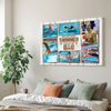 My Favorite Swimmer Calls Me Dad Canvas Print Wall Art Personalized Custom Photo Father’s Day Gift For Daddy