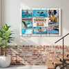 My Favorite Swimmer Calls Me Dad Canvas Print Wall Art Personalized Custom Photo Father’s Day Gift For Daddy