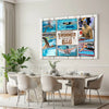 My Favorite Swimmer Calls Me Dad Canvas Print Wall Art Personalized Custom Photo Father’s Day Gift For Daddy