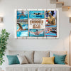 My Favorite Swimmer Calls Me Dad Canvas Print Wall Art Personalized Custom Photo Father’s Day Gift For Daddy