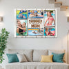 My Favorite Swimmer Calls Me Mom Canvas Print Wall Art Personalized Custom Photo Mother’s Day Gift For Mommy