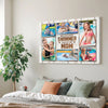 My Favorite Swimmer Calls Me Mom Canvas Print Wall Art Personalized Custom Photo Mother’s Day Gift For Mommy