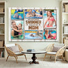 My Favorite Swimmer Calls Me Mom Canvas Print Wall Art Personalized Custom Photo Mother’s Day Gift For Mommy