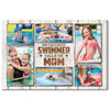 My Favorite Swimmer Calls Me Mom Canvas Print Wall Art Personalized Custom Photo Mother’s Day Gift For Mommy