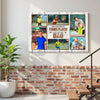 My Favorite Tennis Player Calls Me Dad Canvas Print Wall Art Personalized Custom Photo Father’s Day Gift For Daddy