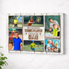 My Favorite Tennis Player Calls Me Dad Canvas Print Wall Art Personalized Custom Photo Father’s Day Gift For Daddy