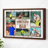 My Favorite Tennis Player Calls Me Dad Canvas Print Wall Art Personalized Custom Photo Father’s Day Gift For Daddy