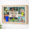 My Favorite Tennis Player Calls Me Dad Canvas Print Wall Art Personalized Custom Photo Father’s Day Gift For Daddy