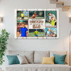 My Favorite Tennis Player Calls Me Dad Canvas Print Wall Art Personalized Custom Photo Father’s Day Gift For Daddy