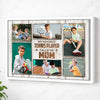 My Favorite Tennis Player Calls Me Mom Canvas Print Wall Art Personalized Custom Photo Mother’s Day Gift For Mommy