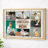 My Favorite Tennis Player Calls Me Mom Canvas Print Wall Art Personalized Custom Photo Mother’s Day Gift For Mommy