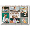 My Favorite Tennis Player Calls Me Mom Canvas Print Wall Art Personalized Custom Photo Mother’s Day Gift For Mommy