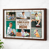 My Favorite Tennis Player Calls Me Mom Canvas Print Wall Art Personalized Custom Photo Mother’s Day Gift For Mommy