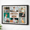 My Favorite Tennis Player Calls Me Mom Canvas Print Wall Art Personalized Custom Photo Mother’s Day Gift For Mommy
