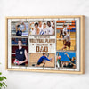 My Favorite Volleyball Player Calls Me Dad Canvas Print Wall Art Personalized Custom Photo Father’s Day Gift For Daddy