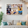 My Favorite Volleyball Player Calls Me Dad Canvas Print Wall Art Personalized Custom Photo Father’s Day Gift For Daddy