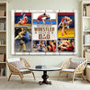 My Favorite Wrestler Calls Me Dad Canvas Print Wall Art Personalized Custom Photo Father’s Day Gift For Daddy