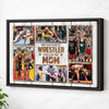 My Favorite Wrestler Calls Me Mom Canvas Print Wall Art Personalized Custom Photo Mother’s Day Gift For Mommy - Black
