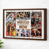 My Favorite Wrestler Calls Me Mom Canvas Print Wall Art Personalized Custom Photo Mother’s Day Gift For Mommy - Brown