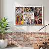My Favorite Wrestler Calls Me Mom Canvas Print Wall Art Personalized Custom Photo Mother’s Day Gift For Mommy