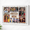 My Favorite Wrestler Calls Me Mom Canvas Print Wall Art Personalized Custom Photo Mother’s Day Gift For Mommy - White