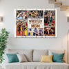 My Favorite Wrestler Calls Me Mom Canvas Print Wall Art Personalized Custom Photo Mother’s Day Gift For Mommy