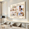 Personalized 1st Birthday Canvas Prints - First Gift - Custom Baby Photo My Year