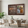 Personalized 20th Anniversary Canvas - Wedding Gift with Custom Photo Wall Art