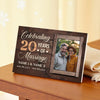 Personalized 20th Anniversary Canvas - Wedding Gift with Custom Photo Wall Art