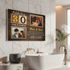 Personalized 30th Wedding Anniversary Canvas - Custom Wall Art Celebrating 30 Years of Marriage