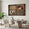 Personalized 30th Wedding Anniversary Canvas - Custom Wall Art Celebrating 30 Years of Marriage
