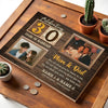 Personalized 30th Wedding Anniversary Canvas - Custom Wall Art Celebrating 30 Years of Marriage