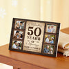 Personalized 50th Anniversary Canvas - Celebrating 50 Years Of Marriage Custom Photo Wall Art