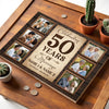 Personalized 50th Anniversary Canvas - Celebrating 50 Years Of Marriage Custom Photo Wall Art