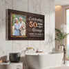 Personalized 50th Anniversary Canvas - Celebrating 50 Years Together with Custom Photo Wall Art