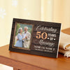 Personalized 50th Anniversary Canvas - Celebrating 50 Years Together with Custom Photo Wall Art